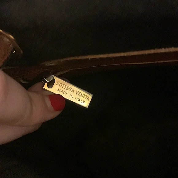 Bottega Veneta Black Nappa Leather Bag with Gold Hardware (Vintage 90s) - Picture 6 of 8